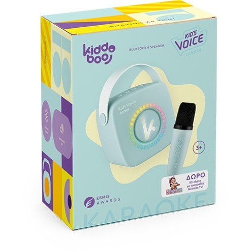 ΦΟΡΗΤΟ ΗΧΕΙΟ EGOBOO KBT3NTBLU BLUETOOTH MINI KARAOKE KIDS VOICE ΜΕ ΑΣΥΡΜΑΤΟ ΜΙΚΡΟΦΩΝΟ BLUE